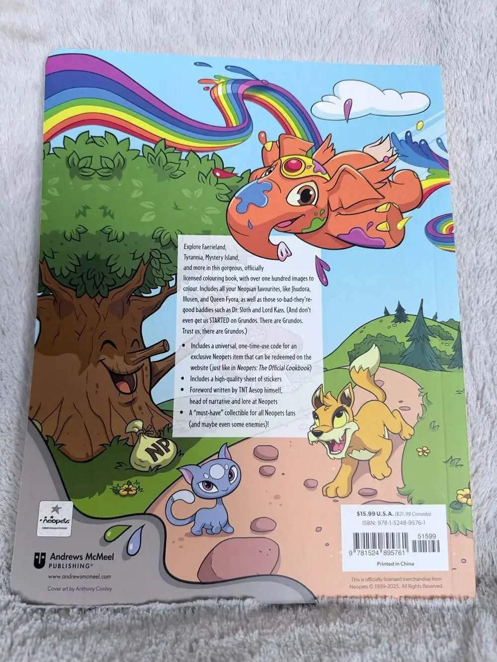 Neopets official colouring