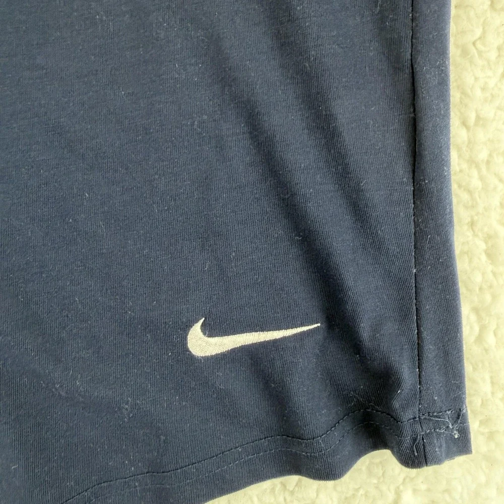 Nike Shirt Mens 2XL Navy Blue Dri-Fit Athletic Short Sleeve Training‎ Y2K