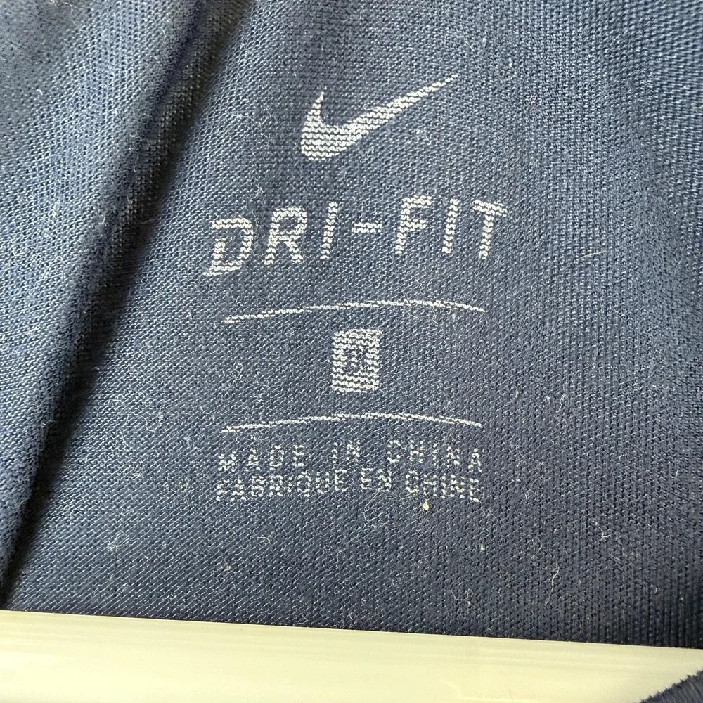 Nike Shirt Mens 2XL Navy Blue Dri-Fit Athletic Short Sleeve Training‎ Y2K