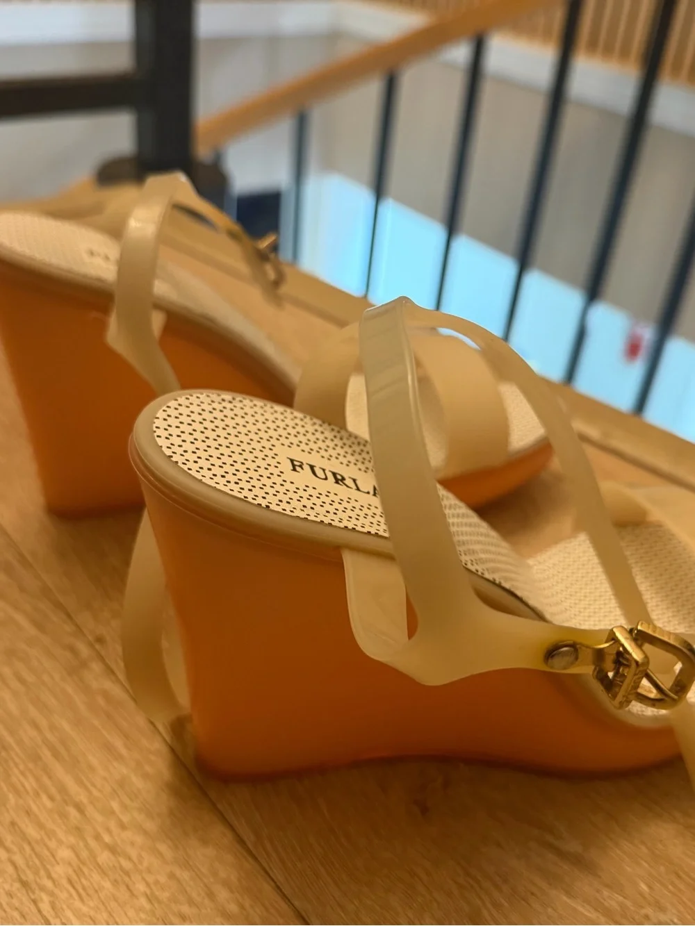 Furla jelly wedge