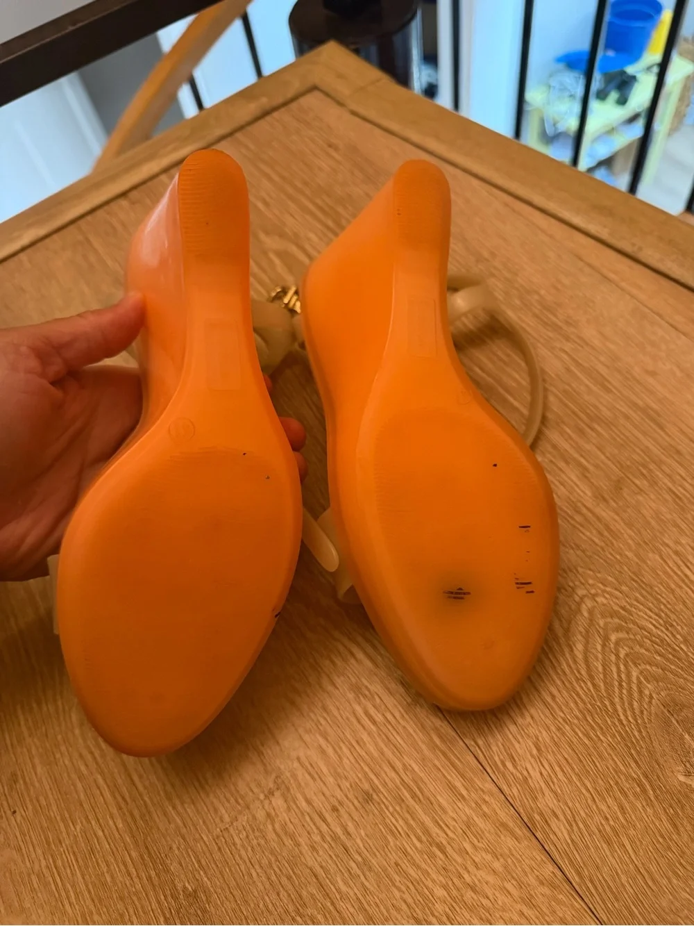 Furla jelly wedge