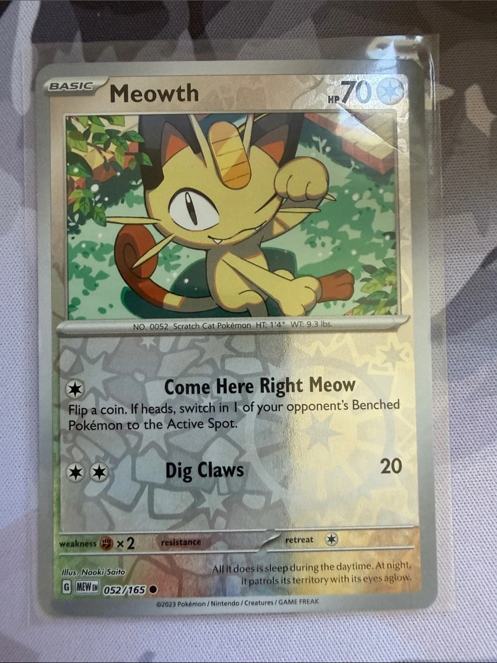 Pokemon meowth galarian