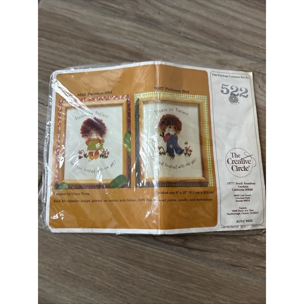 Creative Circle CREWEL EMBROIDERY KIT 