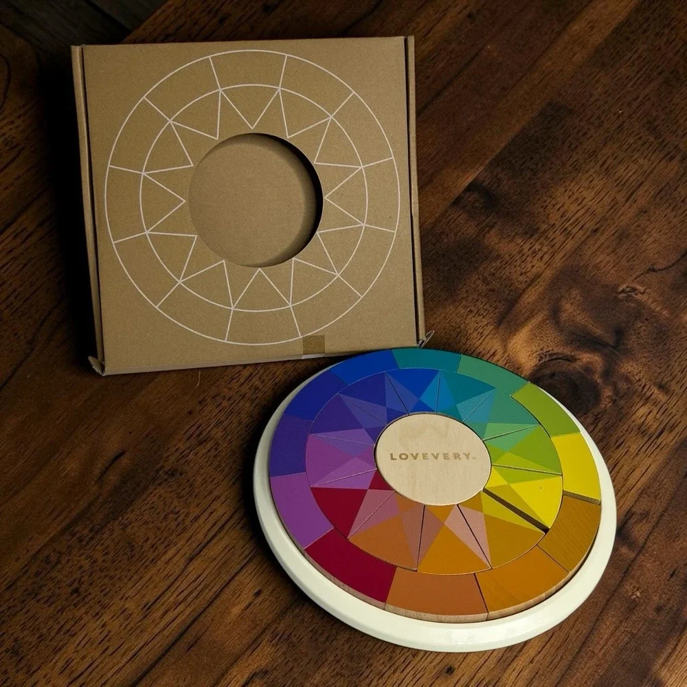 Lovevery Color Theory Wooden Puzzle Play Kit Months 46-48 Analyst Montessori Toy