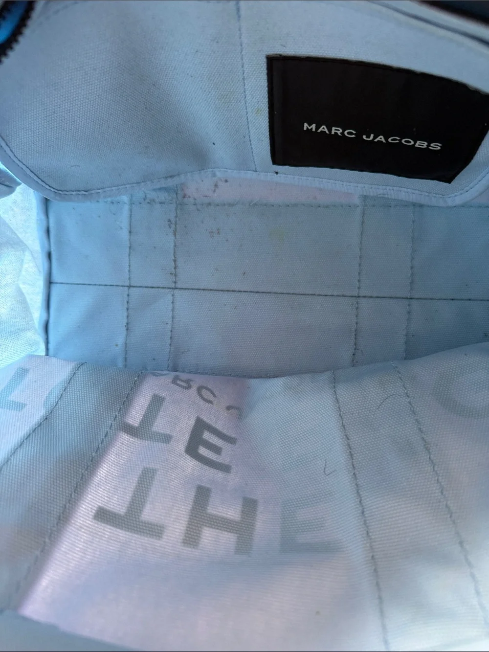 Marc Jacobs Pale Blue Canvas Jacket used