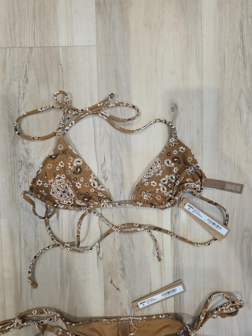 SKIMS brown floral