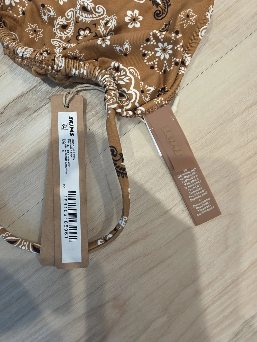 SKIMS brown floral
