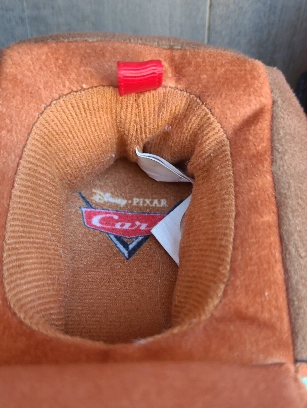 Disney/Pixar Cars Slippers Toddler sz 5/6 Lightning McQueen & Mater Plush
