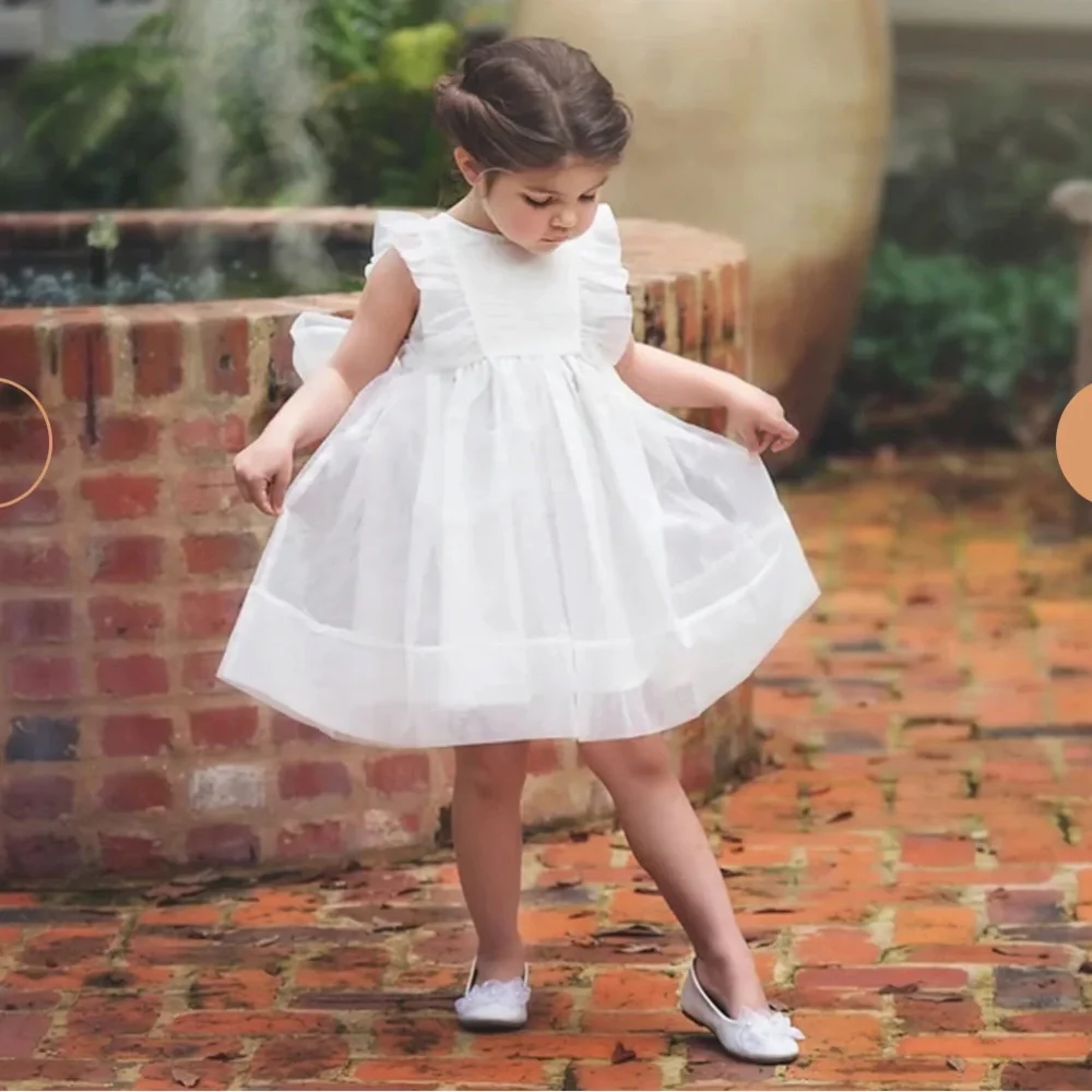 Trish Scully Child elegant white