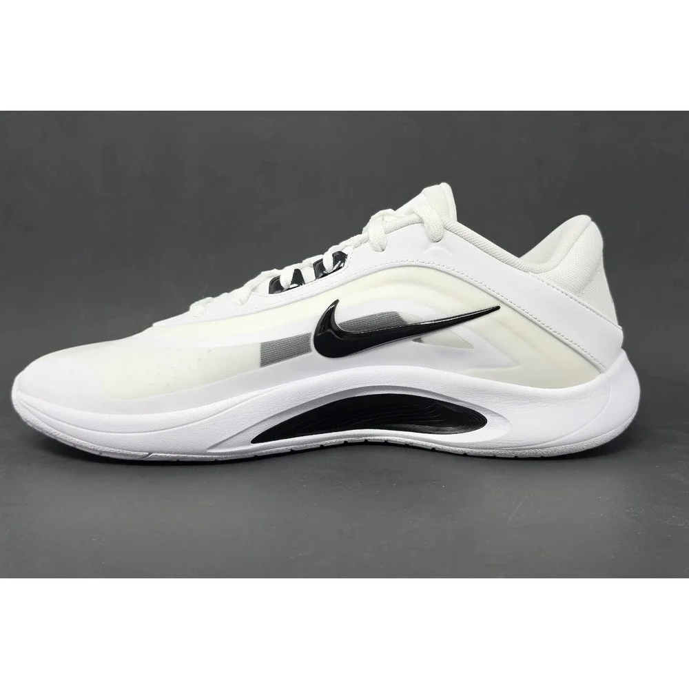 Nike A'One Aja Basketball Shoes White Black HQ8500-100 Men's 11.5/Women's 13