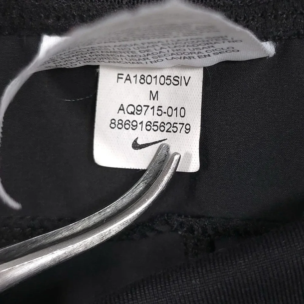 Nike Flex Essential Women's MEDIUM Running Pants Black Jogger Tapered AQ9715-010
