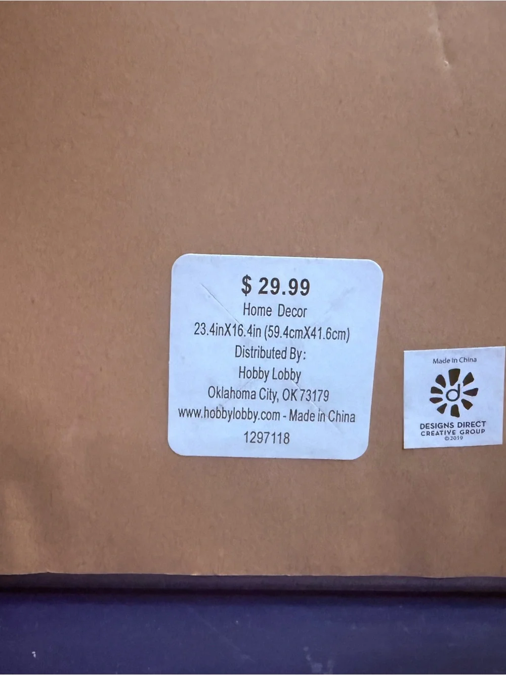 Hobby Lobby bold american
