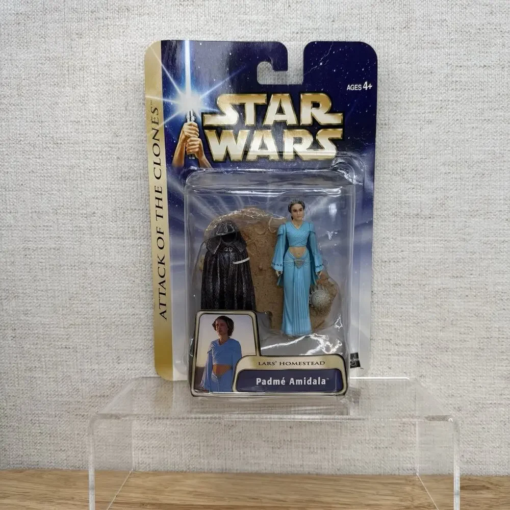 Star Wars Attack the Clones Padmé Amidala Figure 2003 Hasbro New Lars Homestead