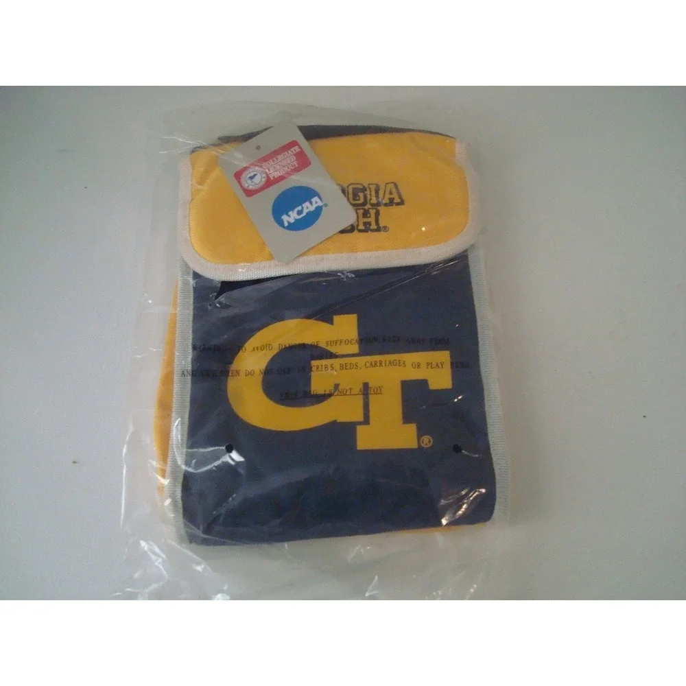 GEORGIA TECH LUNCHBOX ‎  Game Day Purse  BAG HANDBAG TOTE HAND VINTAGE BP1