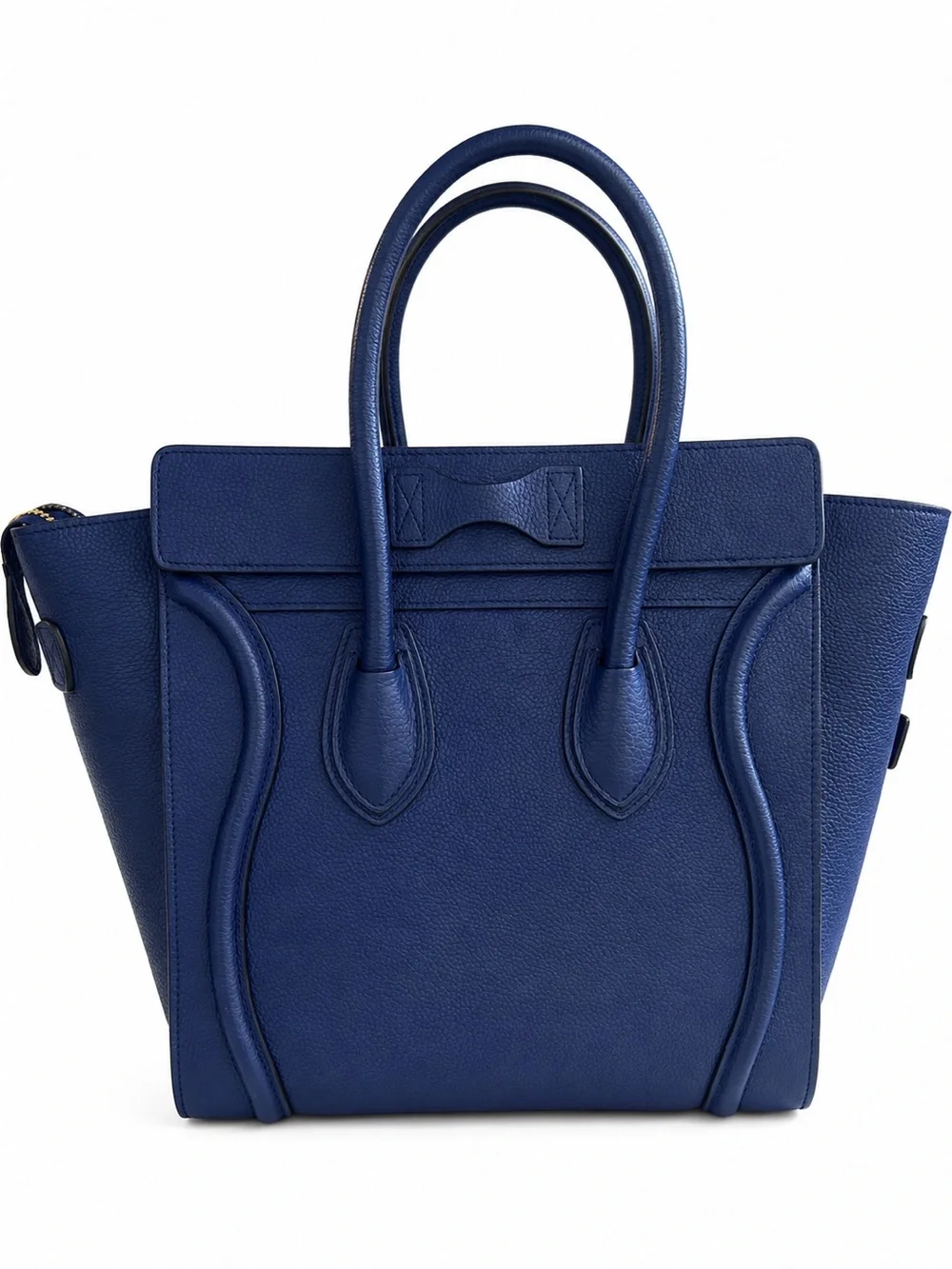 Blue Micro Luggage Tote