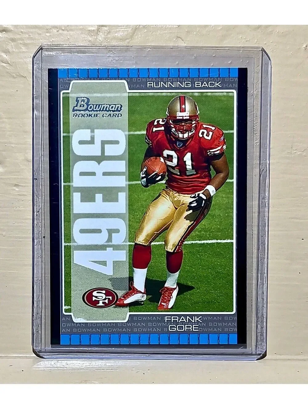 2005 Frank Gore Topps Bowman #130 NFL Rookie Trading Card 49ers