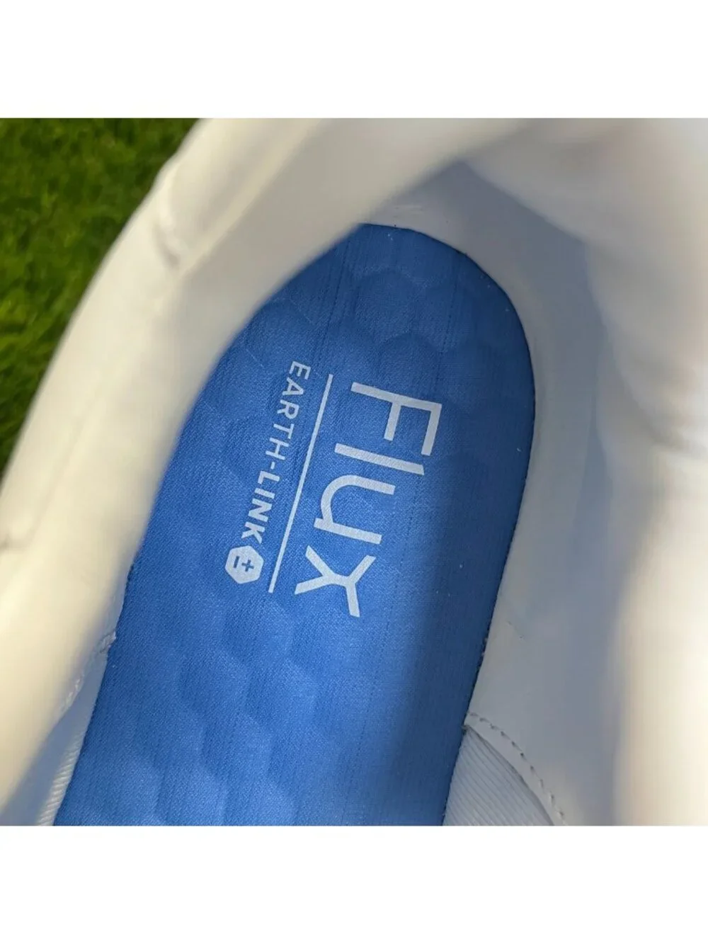 Flux Footwear Adapt Leather Trainer White Mens Size 9.5 Athletic Shoes Sneakers