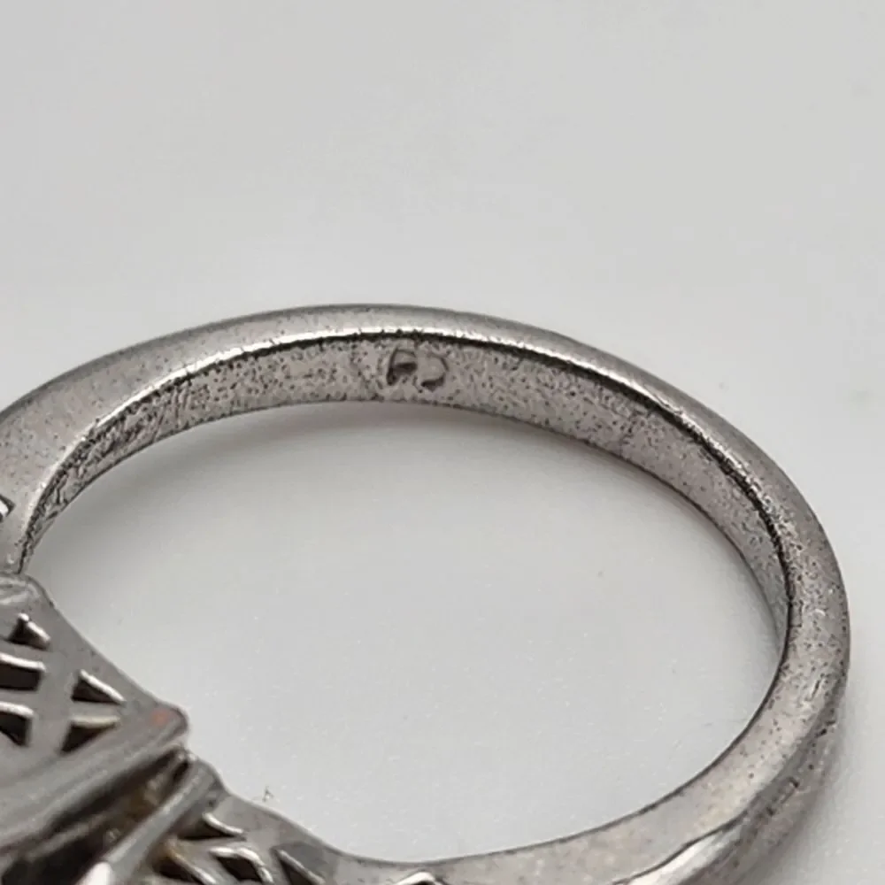 Premier Designs Proposal Silver Tone & Clear CZ Ring (6)