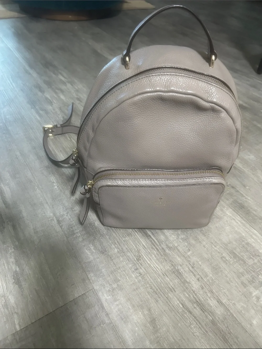 Kate Spade Mini Larchmont Backpack Gray