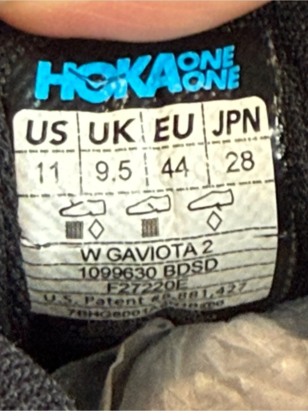 Hoka One One gently used