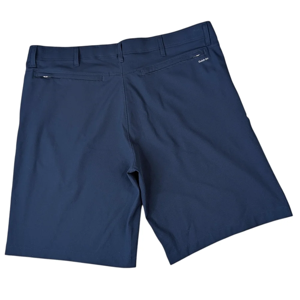 Xersion Mens XL Quick Dry Golf Shorts Blue Athletic Performance Chino Pockets