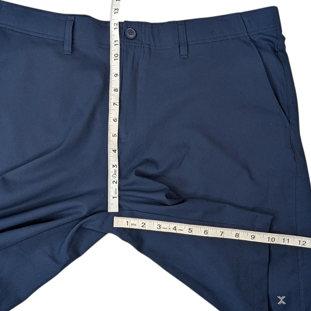 Xersion Mens XL Quick Dry Golf Shorts Blue Athletic Performance Chino Pockets
