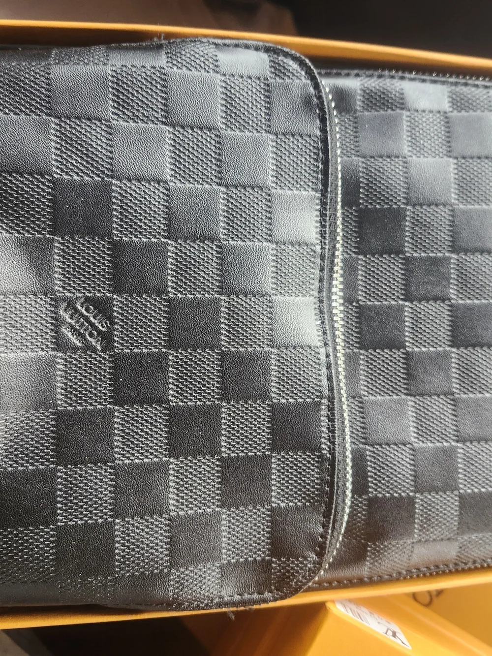 Rep Louis Vuitton Black Damier Graphite Canvas Crossbody Messenger For Men