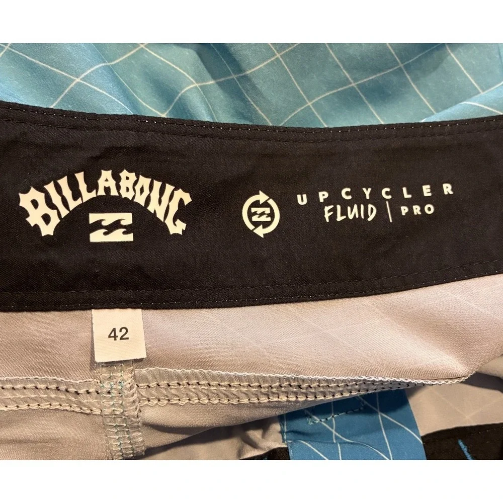 Y2K Billabong‎ Boardshorts Up Cycler Fluid Pro Swimwear Size 42 Surf