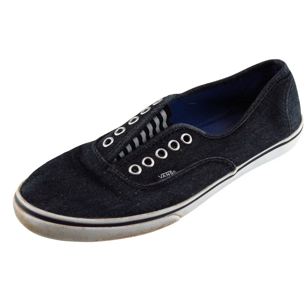 VANS  Fashion Sneakers Black Fabric‎ Women 6.5 Medium