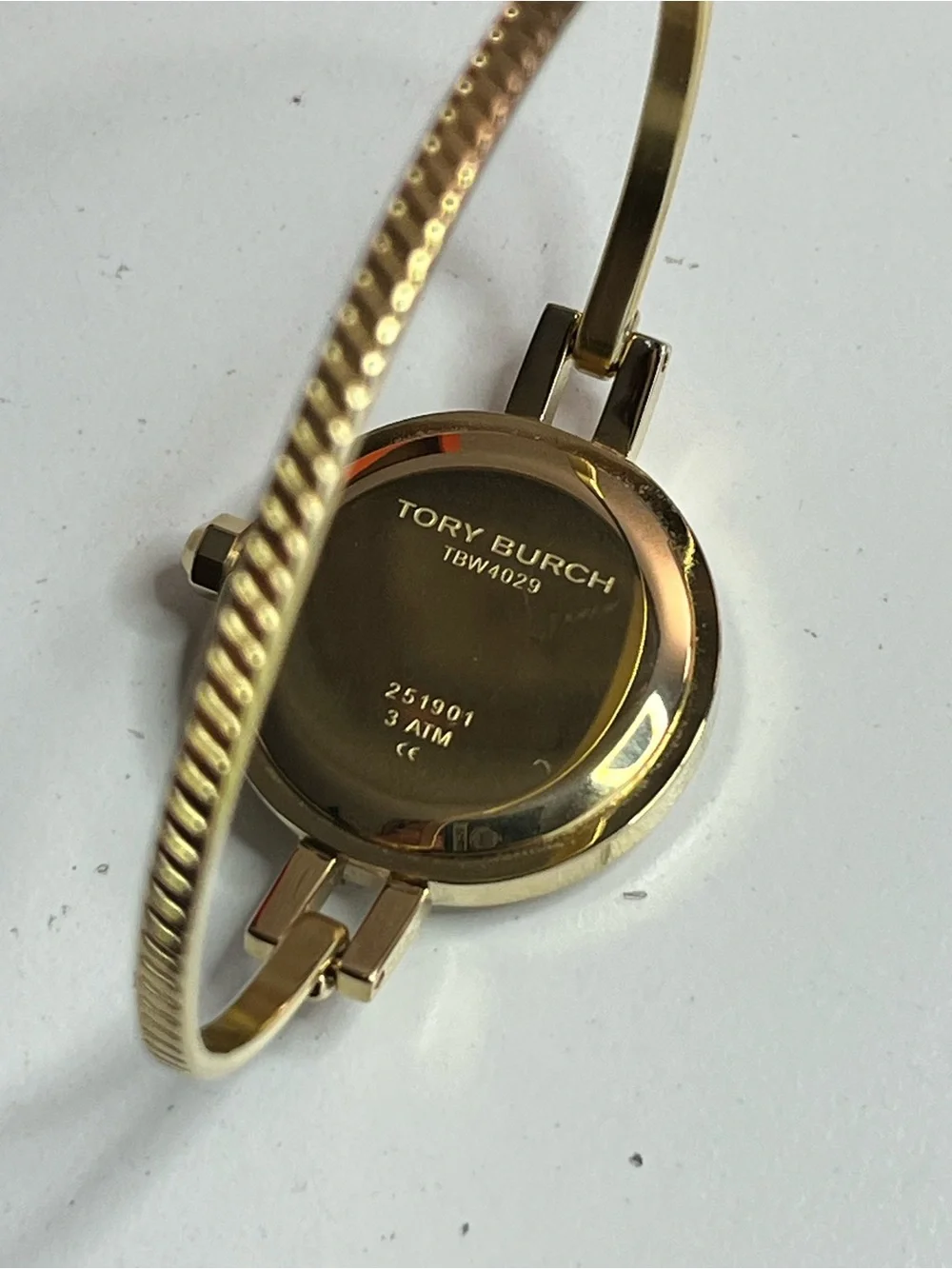 Tory Burch Reva TBW4029 ladies watch interchangeable rings.