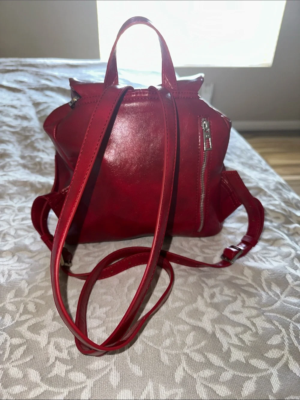 Desigual Red Backpack Purse