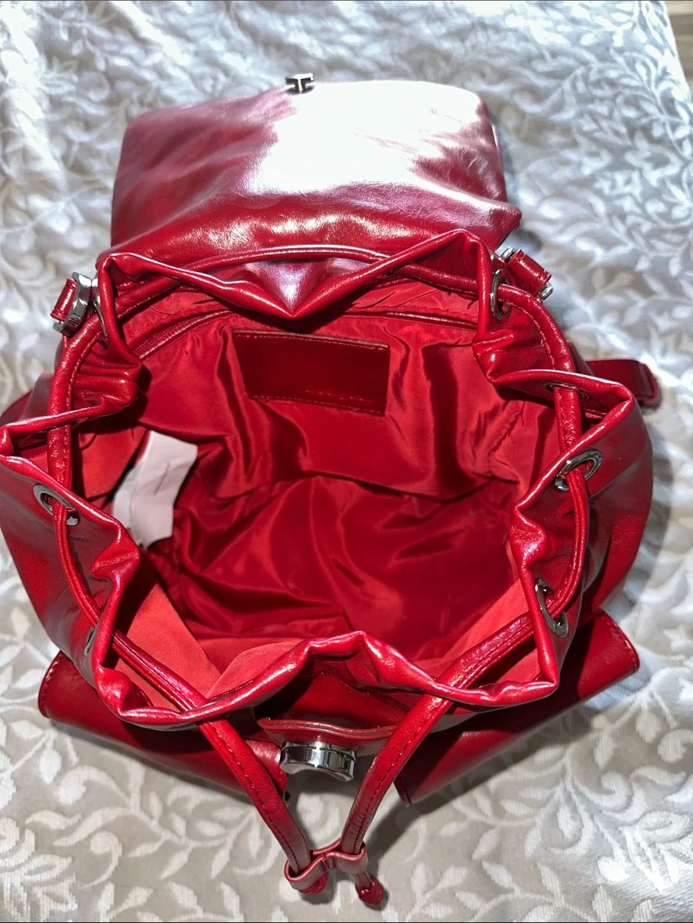 Desigual Red Backpack Purse