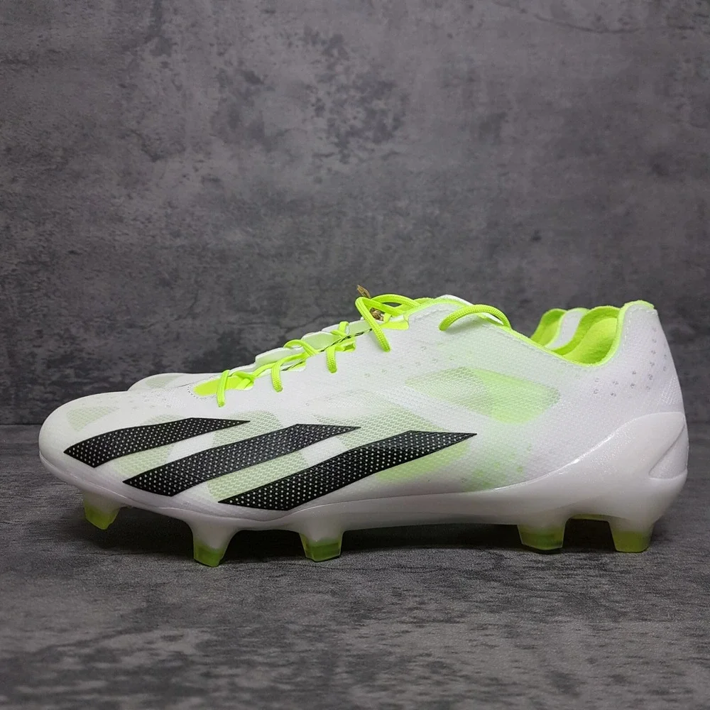 ADIDAS X CRAZYFAST+ FG Cloud Soccer Cleats Mens 12.5 White‎ Black Lemon Nby