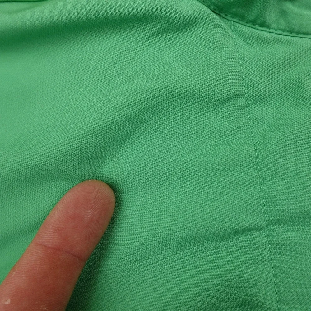 VTG Nike Golf Jacket Womens M Green Pullover 1/4 Zip Mock Windbreaker Y2K Active