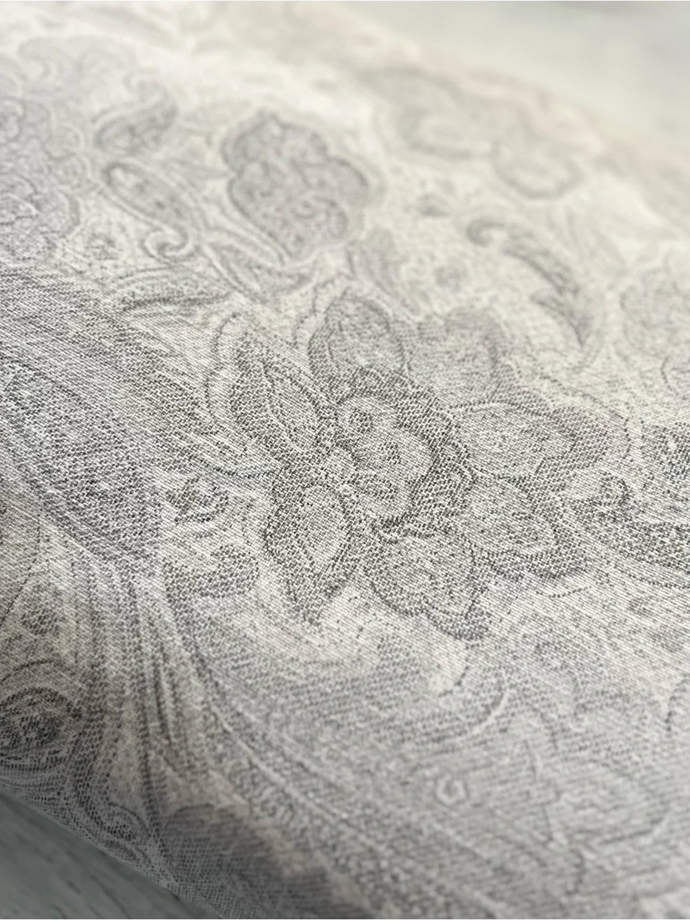 Restoration Hardware RH Italian Antiqued Floral Queen Duvet Cover Jacquard Italy