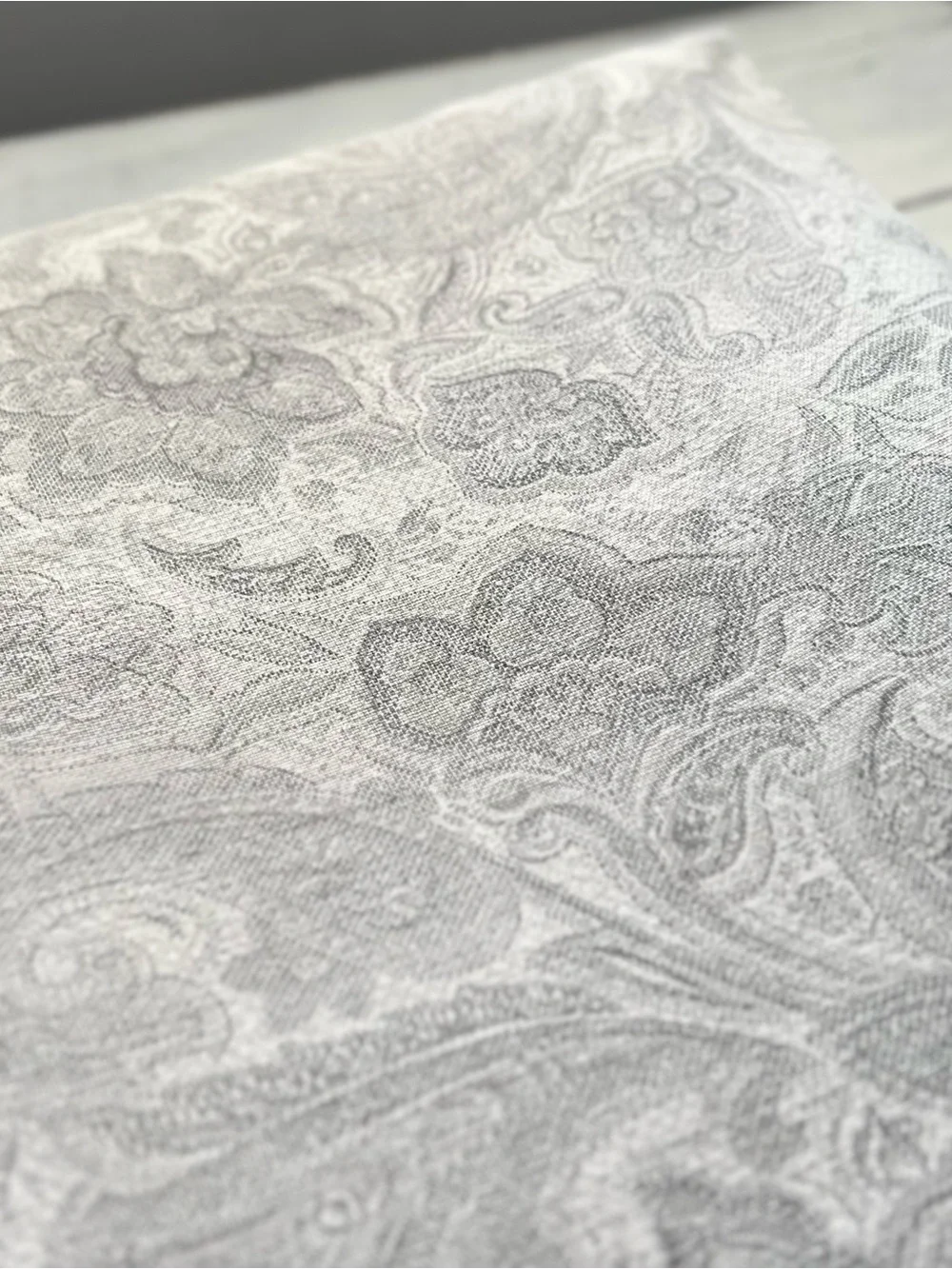 Restoration Hardware RH Italian Antiqued Floral Queen Duvet Cover Jacquard Italy