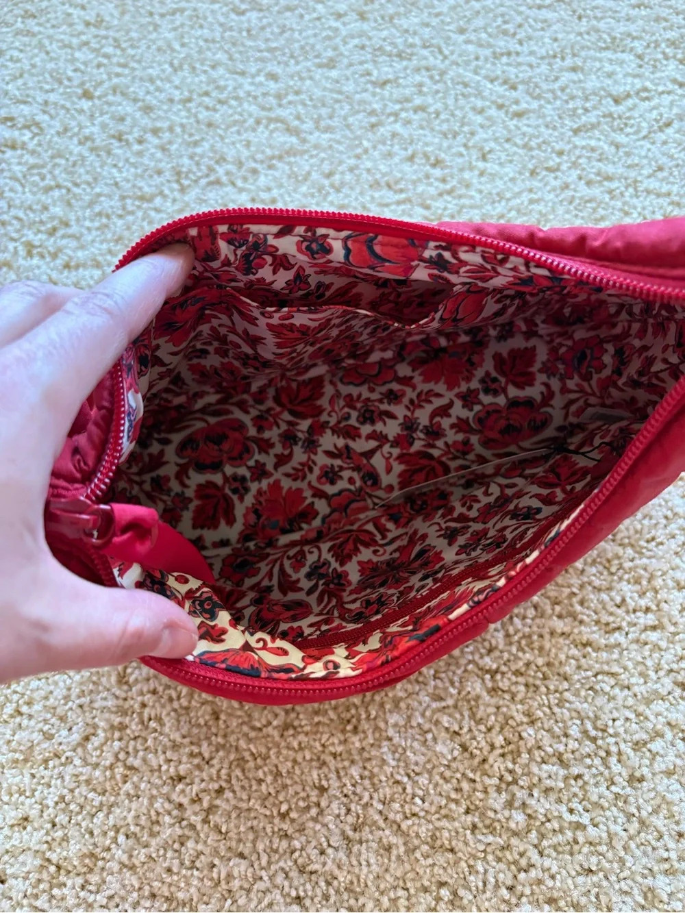Vera Bradley compact quilted