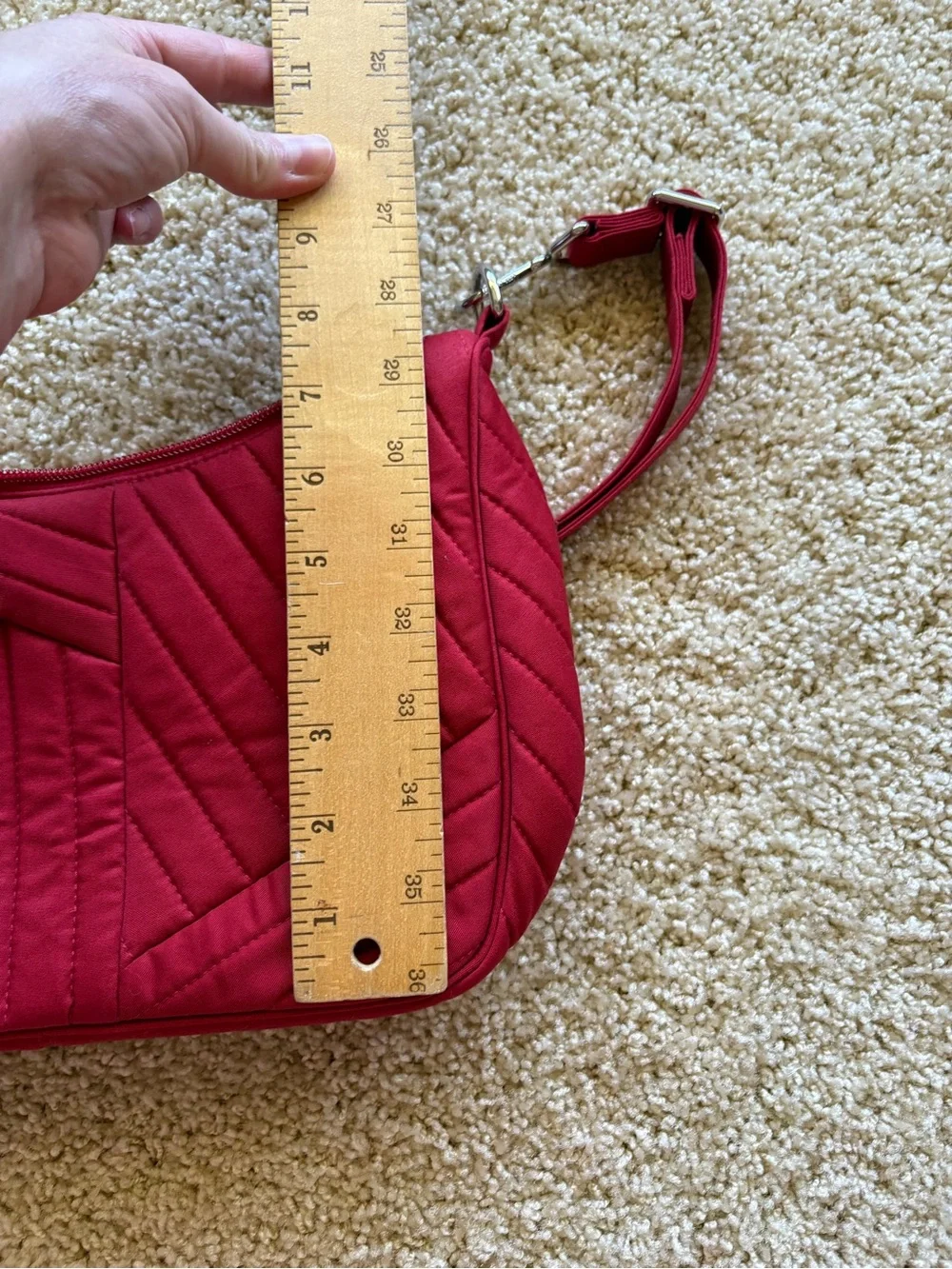 Vera Bradley compact quilted