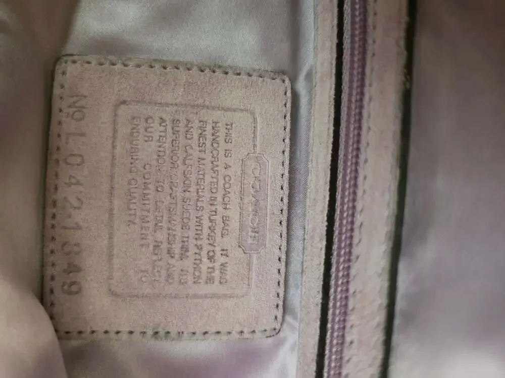 Coach tote canvas