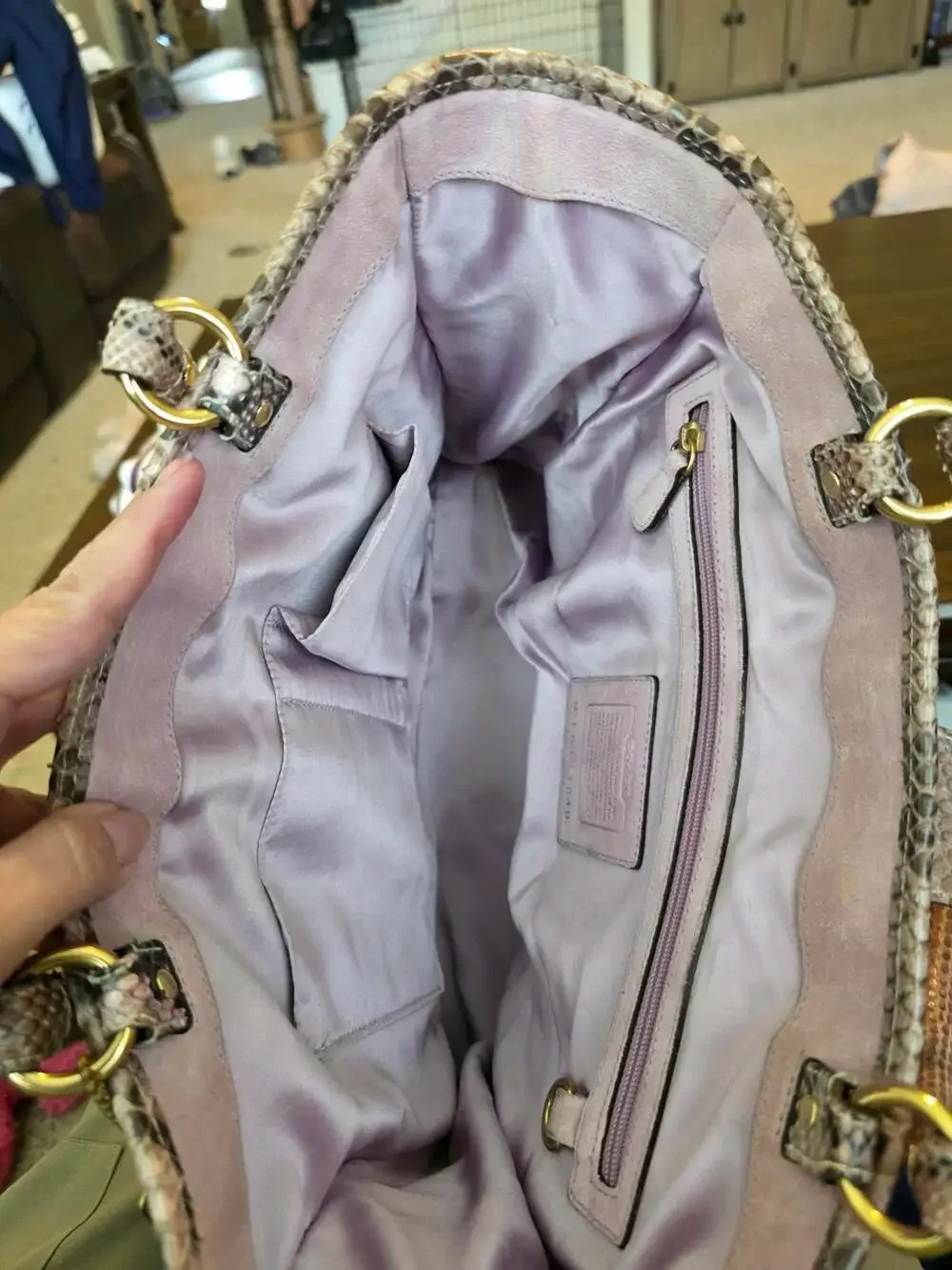 Coach tote canvas