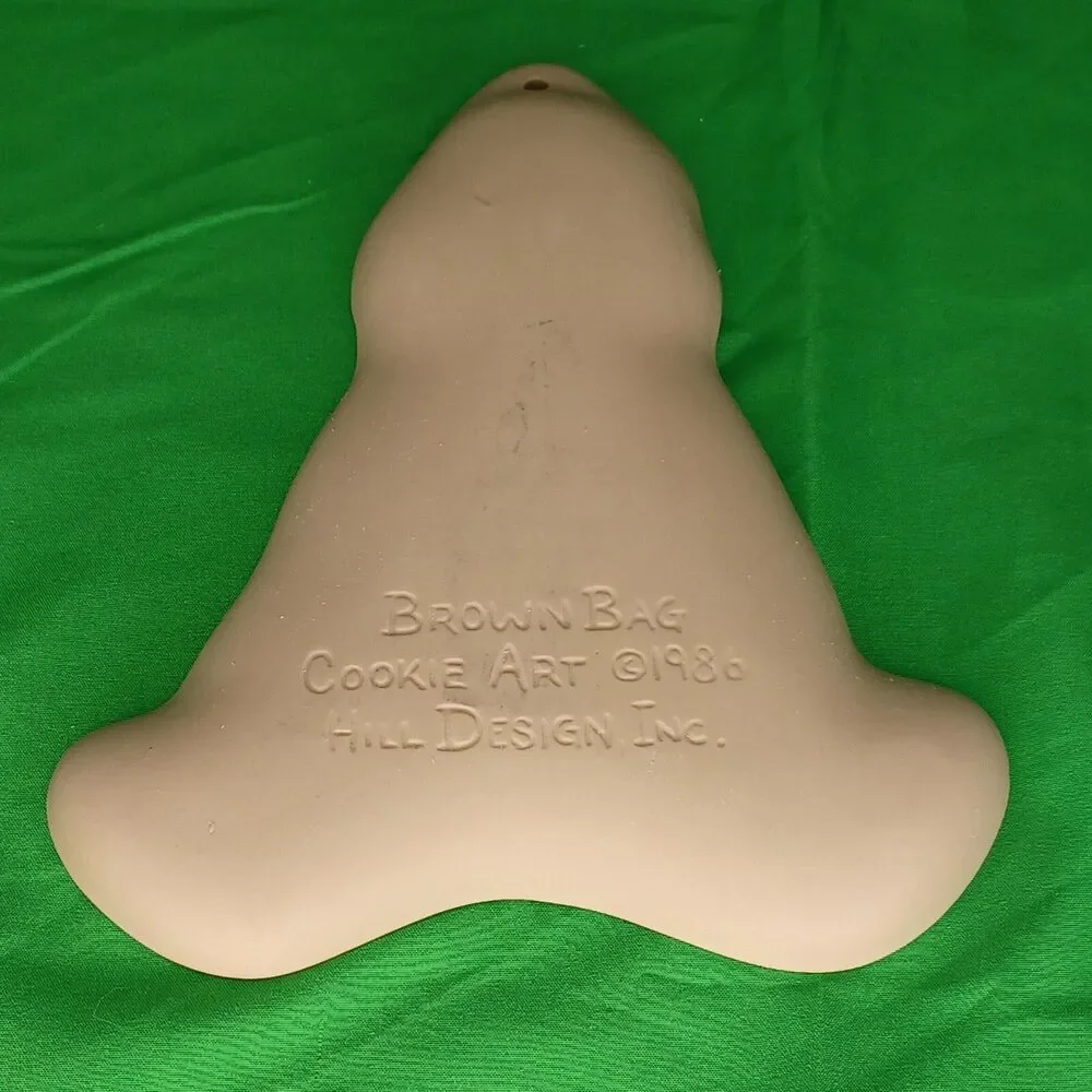 Vtg 1986 Brown Bag Cookie Art Mold Raggedy Andy Hill Design Ceramic Wall Hanging
