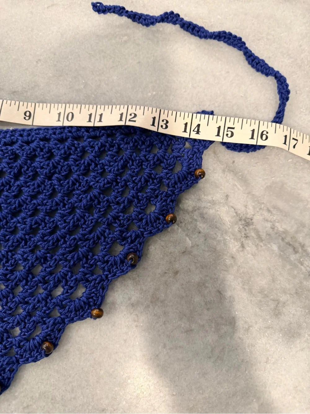Handmade crochet kerchief