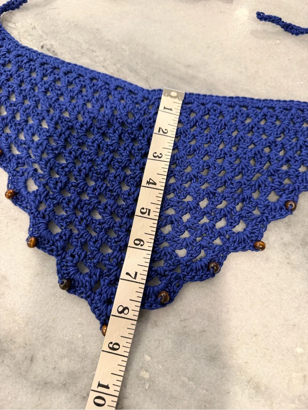 Handmade crochet kerchief