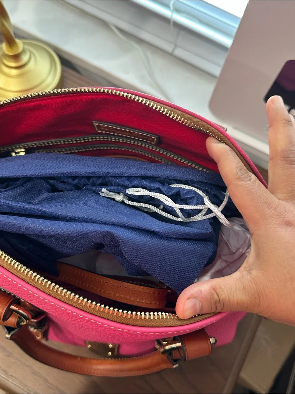 Dooney & Bourke bright pebble
