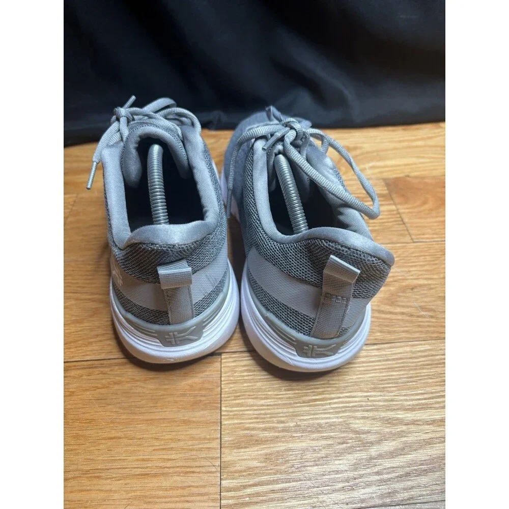 Kuru Flex Via Mens Size 10.5 Gray White Athletic Running Walking Shoes Sneakers