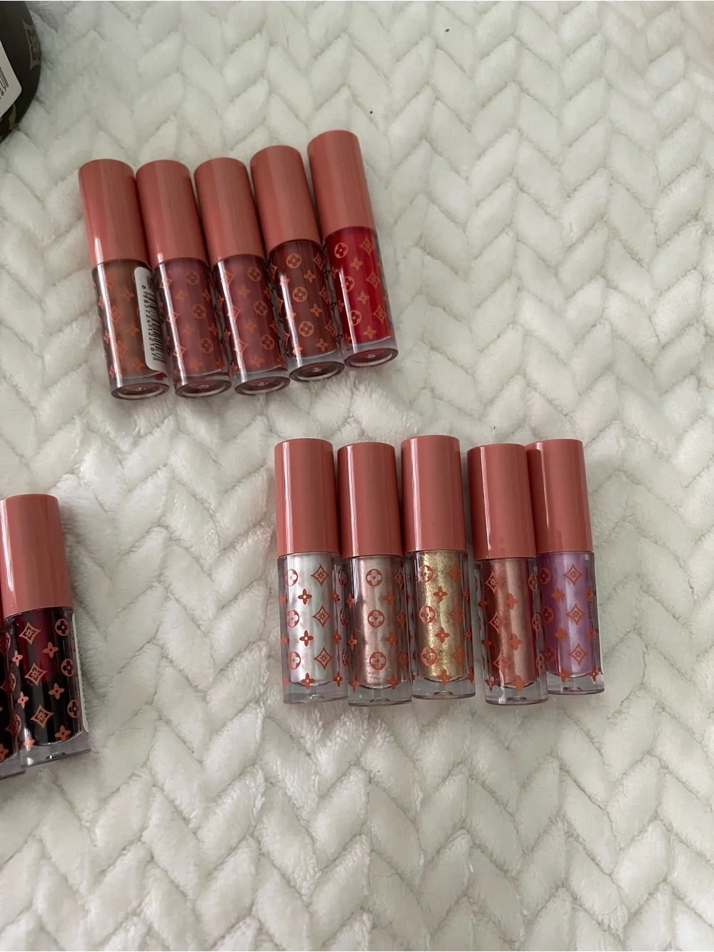 Inspired Brown Monogram  Case with lip glosses