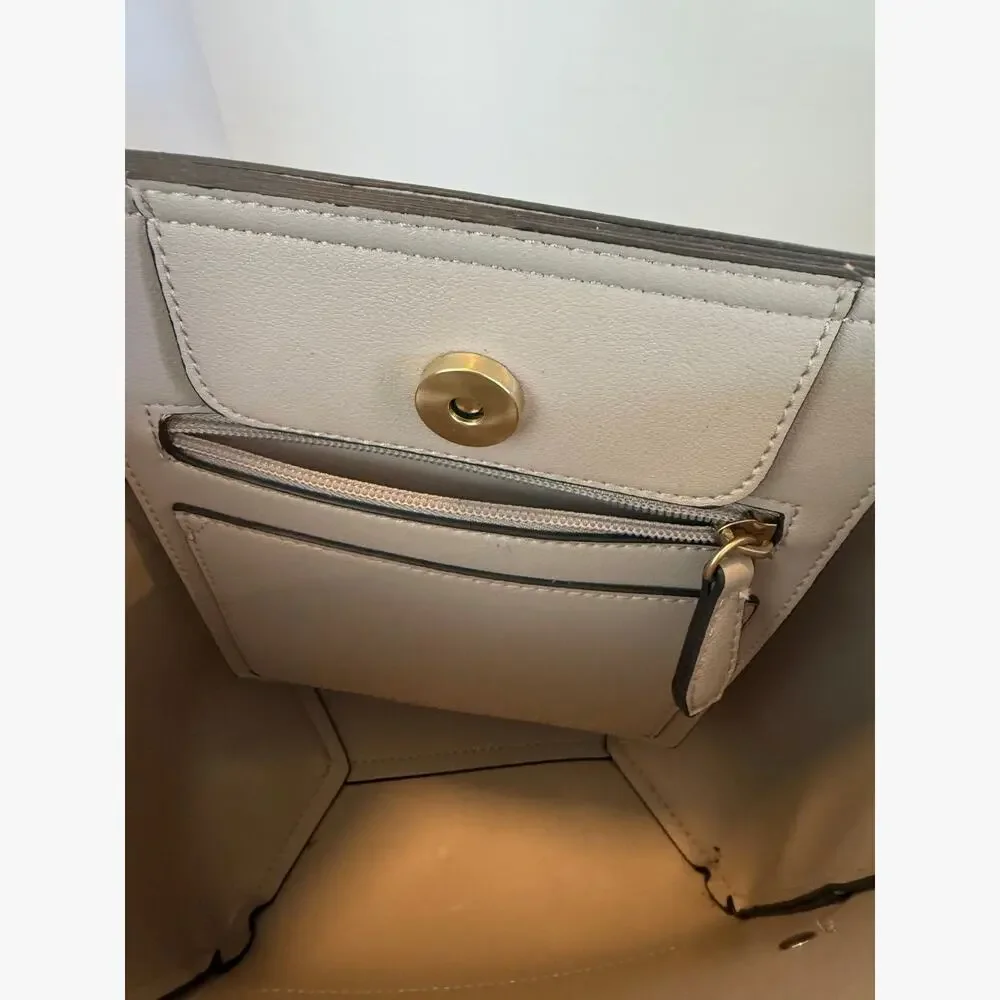 Nanette Lepore Leather Crossbody Tote Adjustable Strap Mini Pouch $148