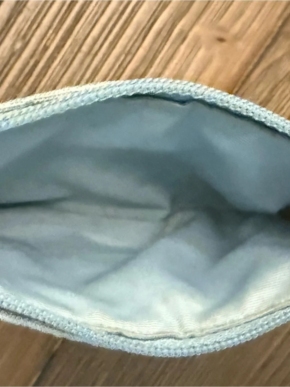 Coach Light Blue and Cream Signature Crossbody