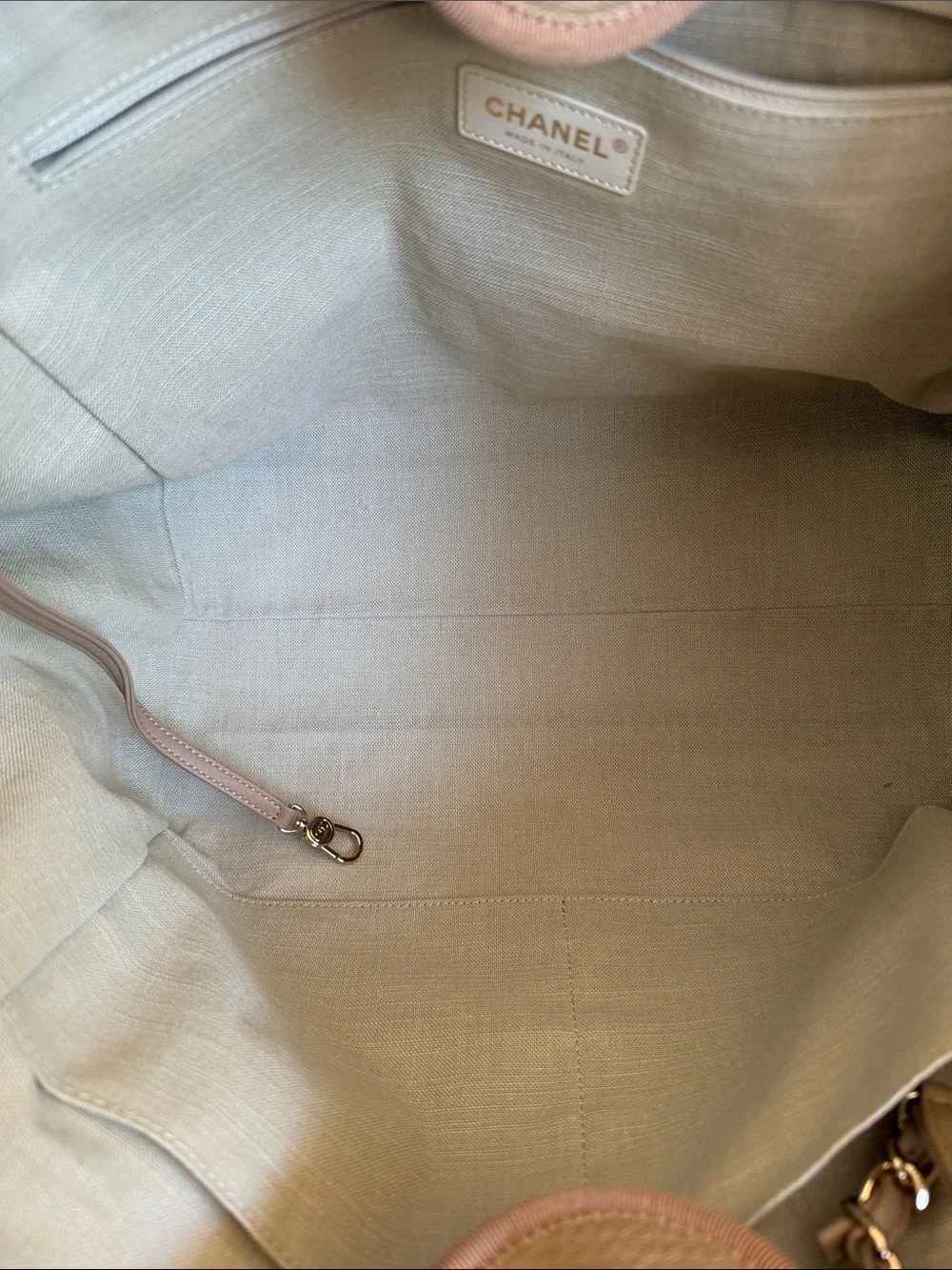 CHANEL detail front leather