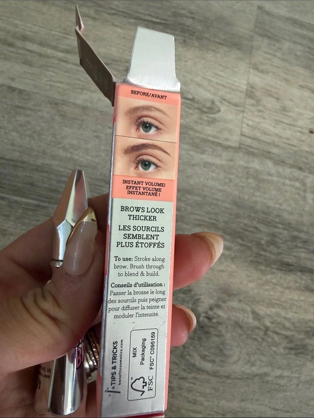 Benefit brow volumizing